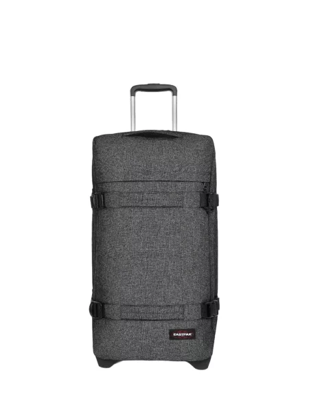EASTPAK Kufr na kolečkách Eastpak Valise Transit'R M Black Denim šedá černý