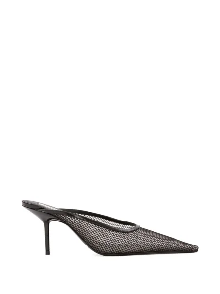 Papuci tip mules Victoria Beckham negru