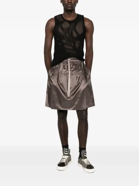 Pantaloni scurți Moncler + Rick Owens maro