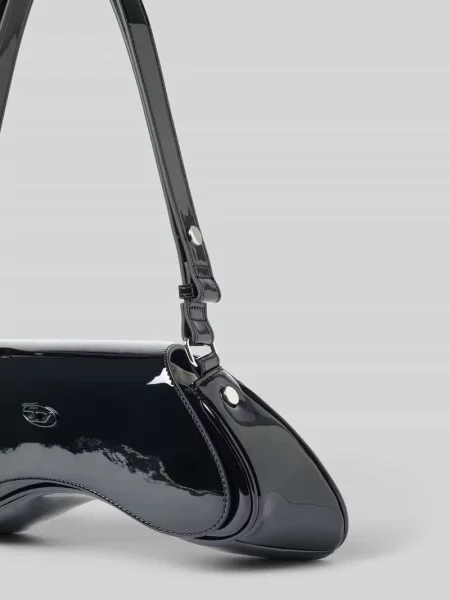 Torebka crossbody Diesel biznesowa czarna