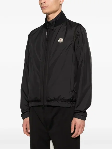Geacă Moncler impermeabilă negru