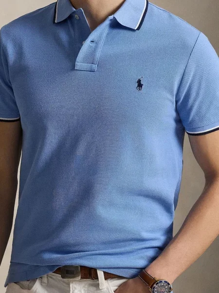 Поло тениска Polo Ralph Lauren синьо