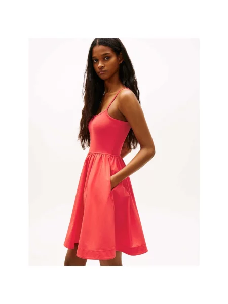 Tommy Jeans Rochie de vară roșu