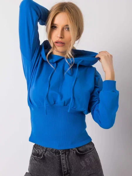 Hoodie Rue Paris modra