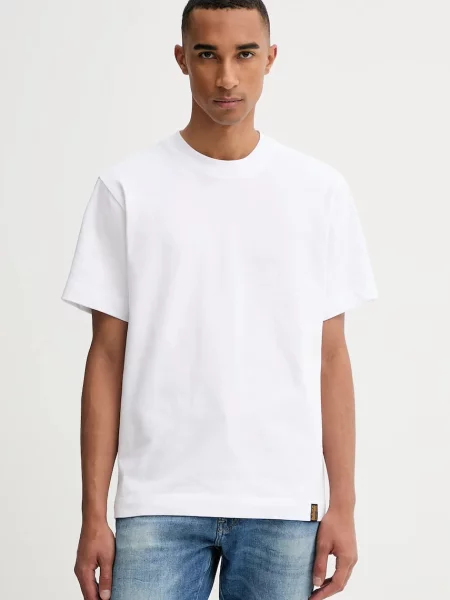 G-Star tricou din uni alb