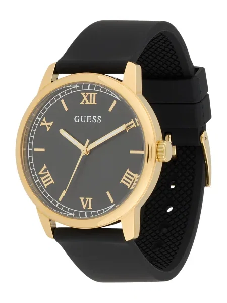 GUESS Ceas analogic CHANDLER auriu negru