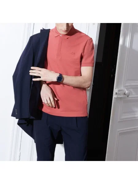Поло Lacoste розовое