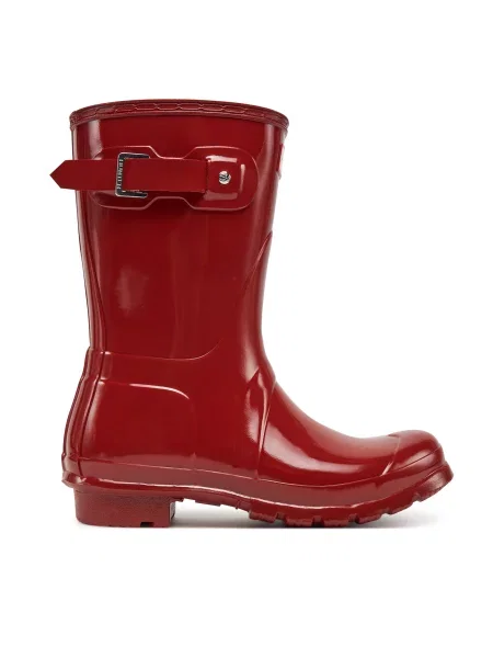 Gumijasti škornji Hunter rdeča