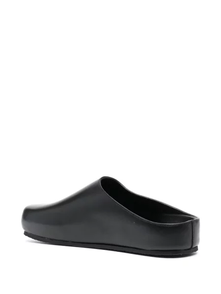 Chiloți Studio Nicholson din piele slip-on negru