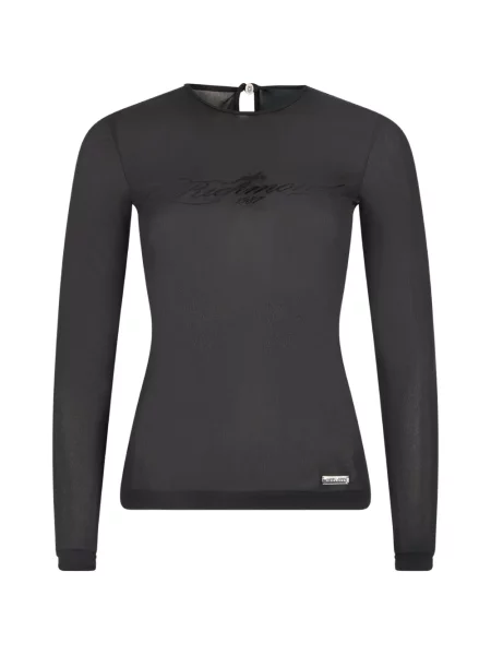 Hanorac John Richmond cu autograf negru