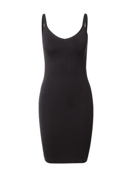 PIECES Rochie corset negru