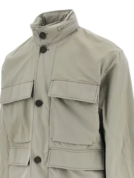 Geacă Emporio Armani gri