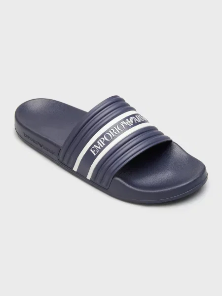 Шлепанцы Emporio Armani синие