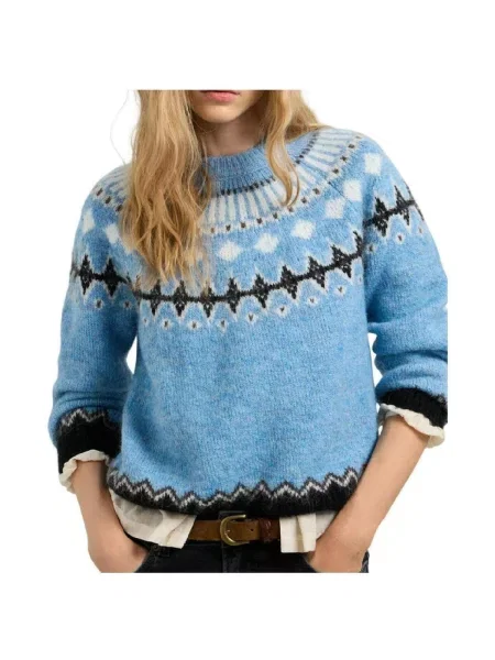 Sveter Pepe Jeans modrá