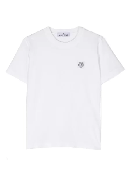 Koszulka dziecięca Stone Island biała