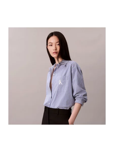 Calvin Klein Jeans cămașă albastru