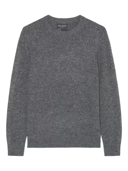 Pulover Marc O'polo cu decolteu rotund gri