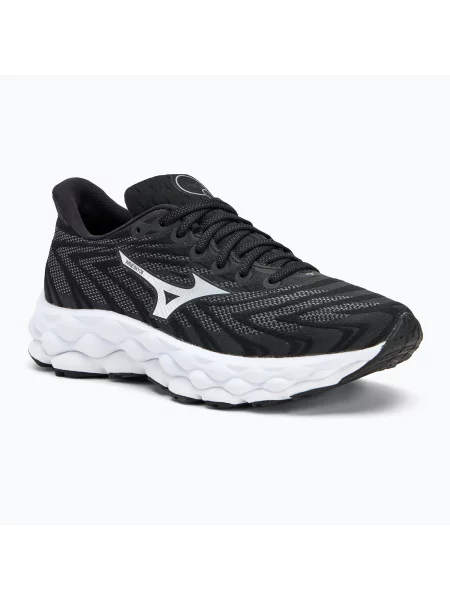 Дамски обувки за бягане Mizuno Wave Sky 8 black/silver/white бяло