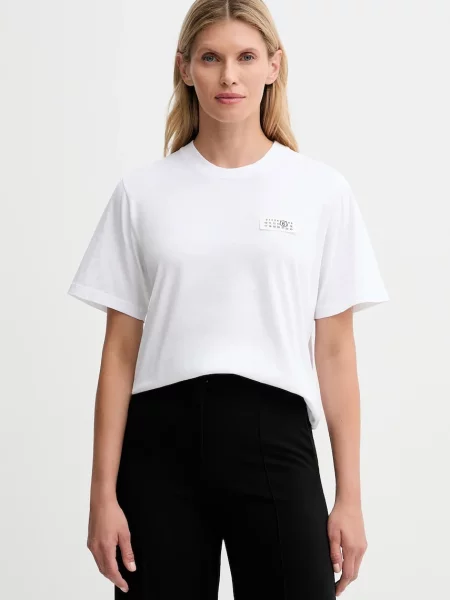 Maison Margiela tricou din alb