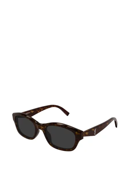 Ochelari de soare rotunzi Saint Laurent Eyewear maro