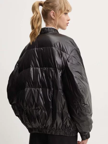 Péřová bunda bomber MMC STUDIO PL zimní oversize LUKA černá