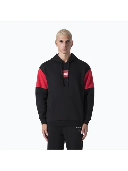Hanorac pentru bărbați Everlast Streetwear Hoodie black/red negru