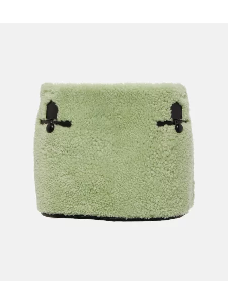 Spódnica skórzana Blancha zielona