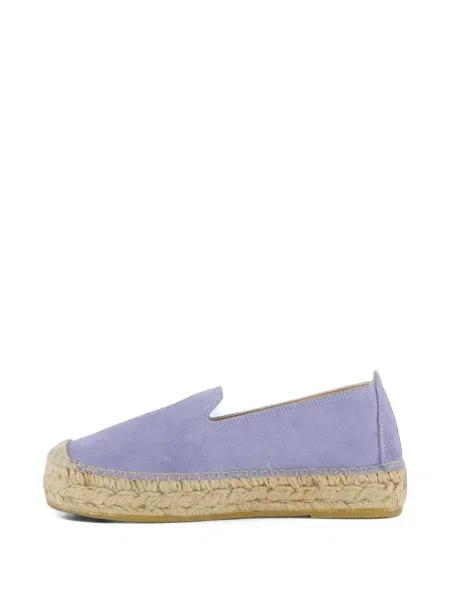 Espadrile Gibaldi din piele de căprioară fără toc violet