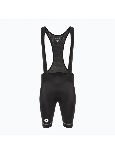 Pantaloni scurți de ciclism pentru bărbați ATTABO Kirun Pro Bib Shorts Cargo negri