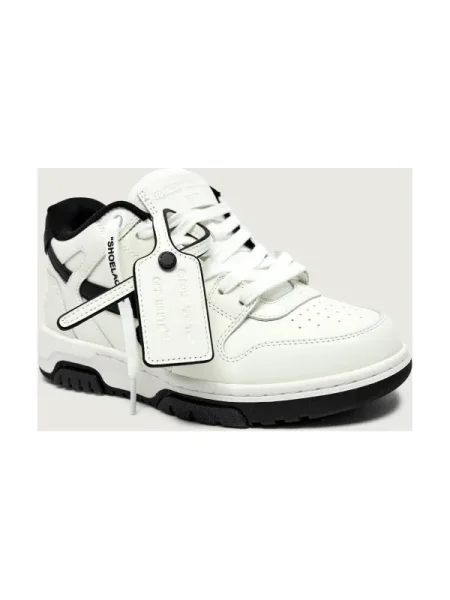 OFF-WHITE Teniși din piele OUT OF OFFICE alb