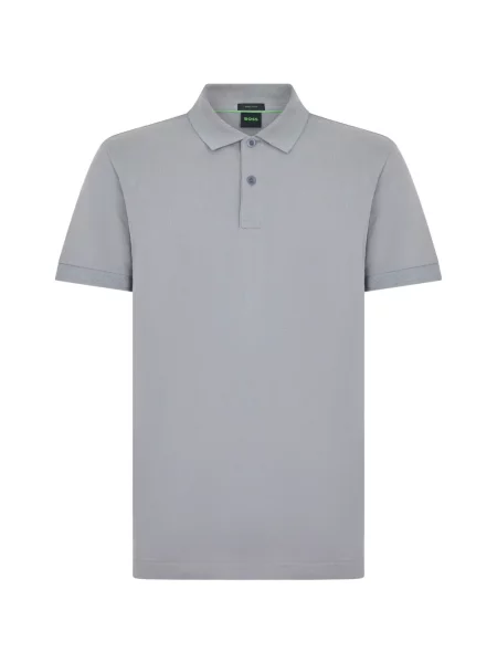 Tricou polo Boss gri