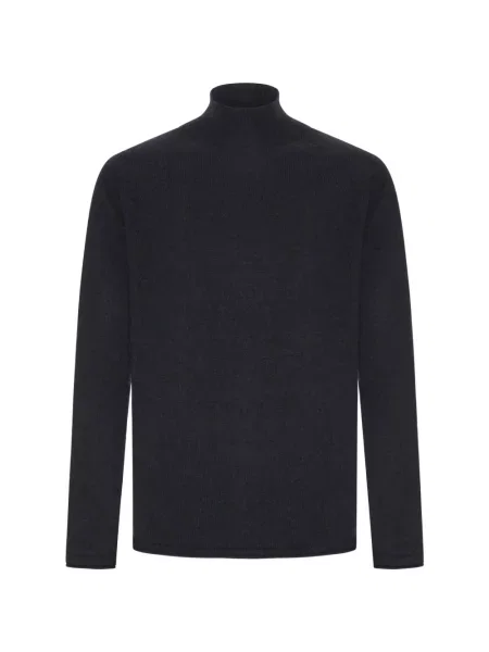 Pulover Roberto Collina tricotate negru