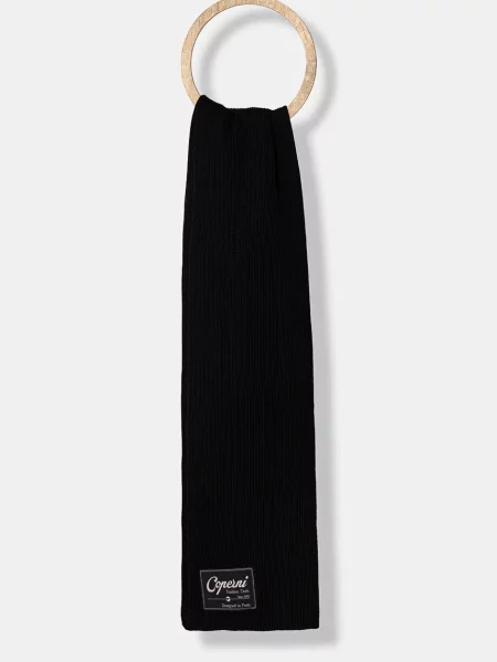 Coperni fular Knitted Collar Scarf de damă uni negru