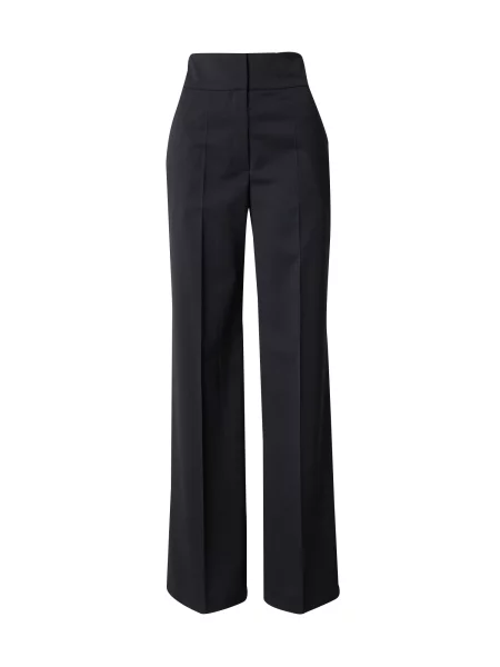 HUGO Red Pantaloni cu dungă Himia' negru