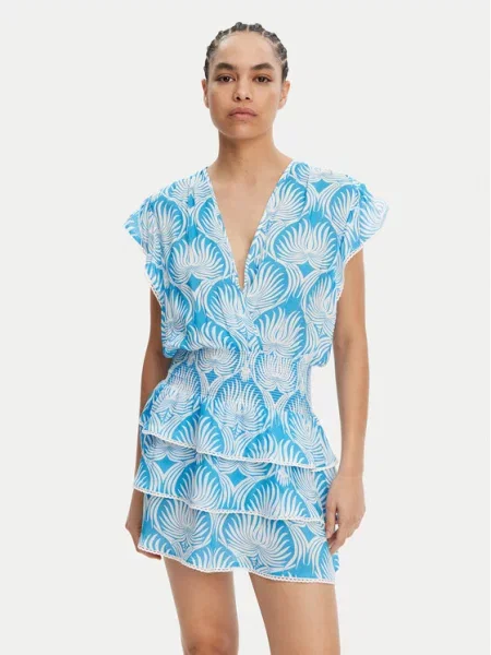 Melissa Odabash Літня сукня Jess Голубий
