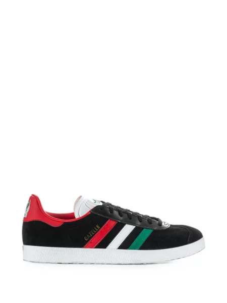 Fűzős bőr sneaker Adidas Gazelle fekete