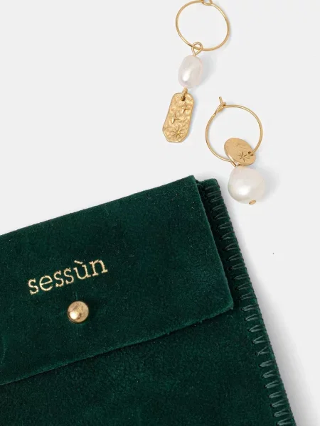 Позолочені сережки Sessun