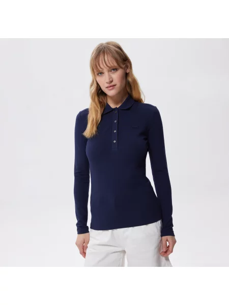 Lacoste поло синє