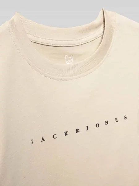T-shirt o kroju regular fit z nadrukiem z logo model Estar' Jack & Jones