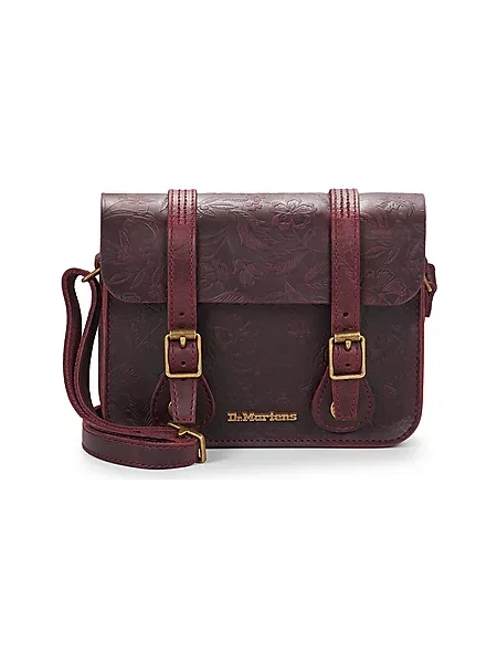 Crossbody torbica Dr. Martens s cvetličnim vzorcem rdeča