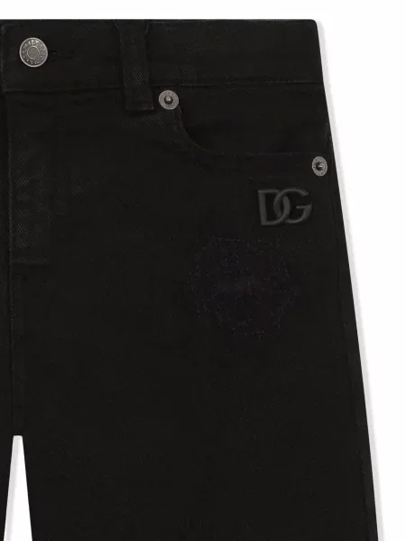 Szorty jeansowe dziecięce Dolce And Gabbana czarne