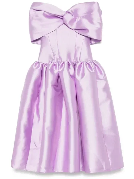 Sukienka Marques'almeida z kokardką fioletowa
