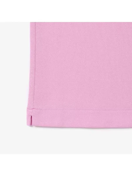 Lacoste Koszulka Polo Oryginał Petit Piqué różowa