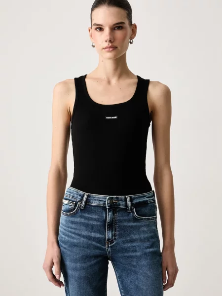 Top Guess Jeans černý