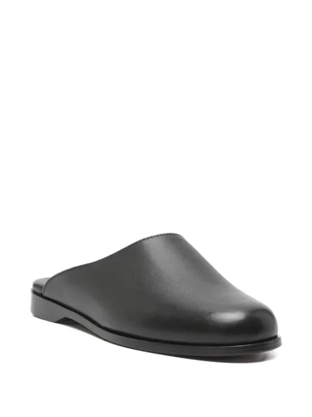 Papuci tip mules Sebago din piele negru