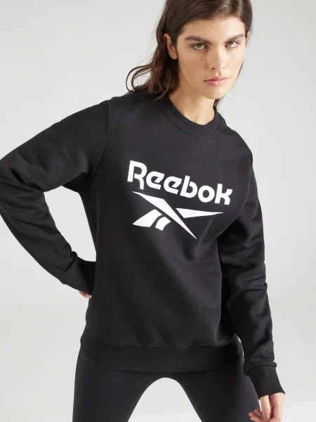 Fleece fleece melegítő felső Reebok fekete