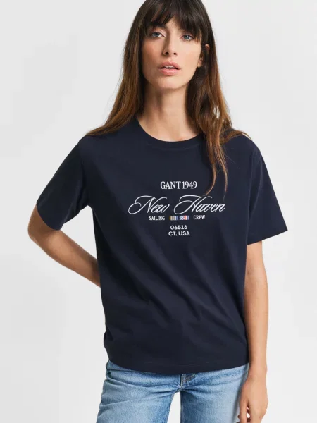 Футболка Gant синяя