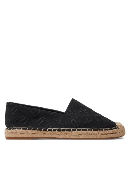 Espadryle KARL LAGERFELD czarne