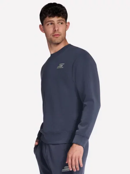 Флісова кофта Skechers текстиль/поліестер синій