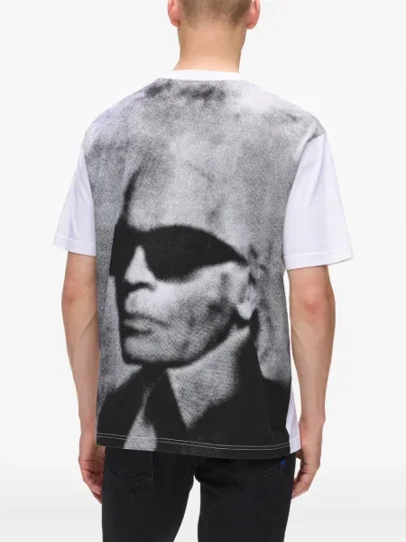 Μπλούζα Karl Lagerfeld Jeans λευκό